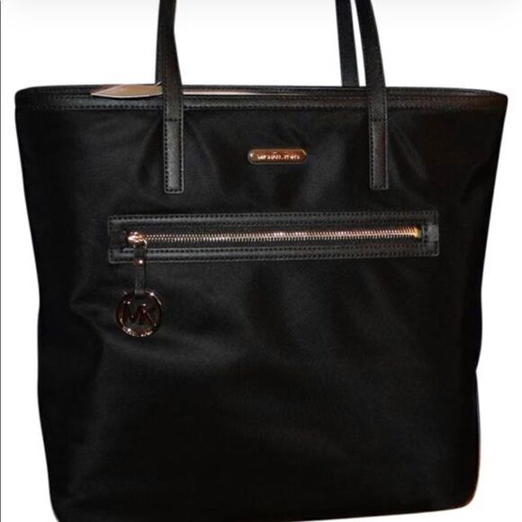 Michael Kors Teal Kempton Nylon Tote - Picture 1 of 10